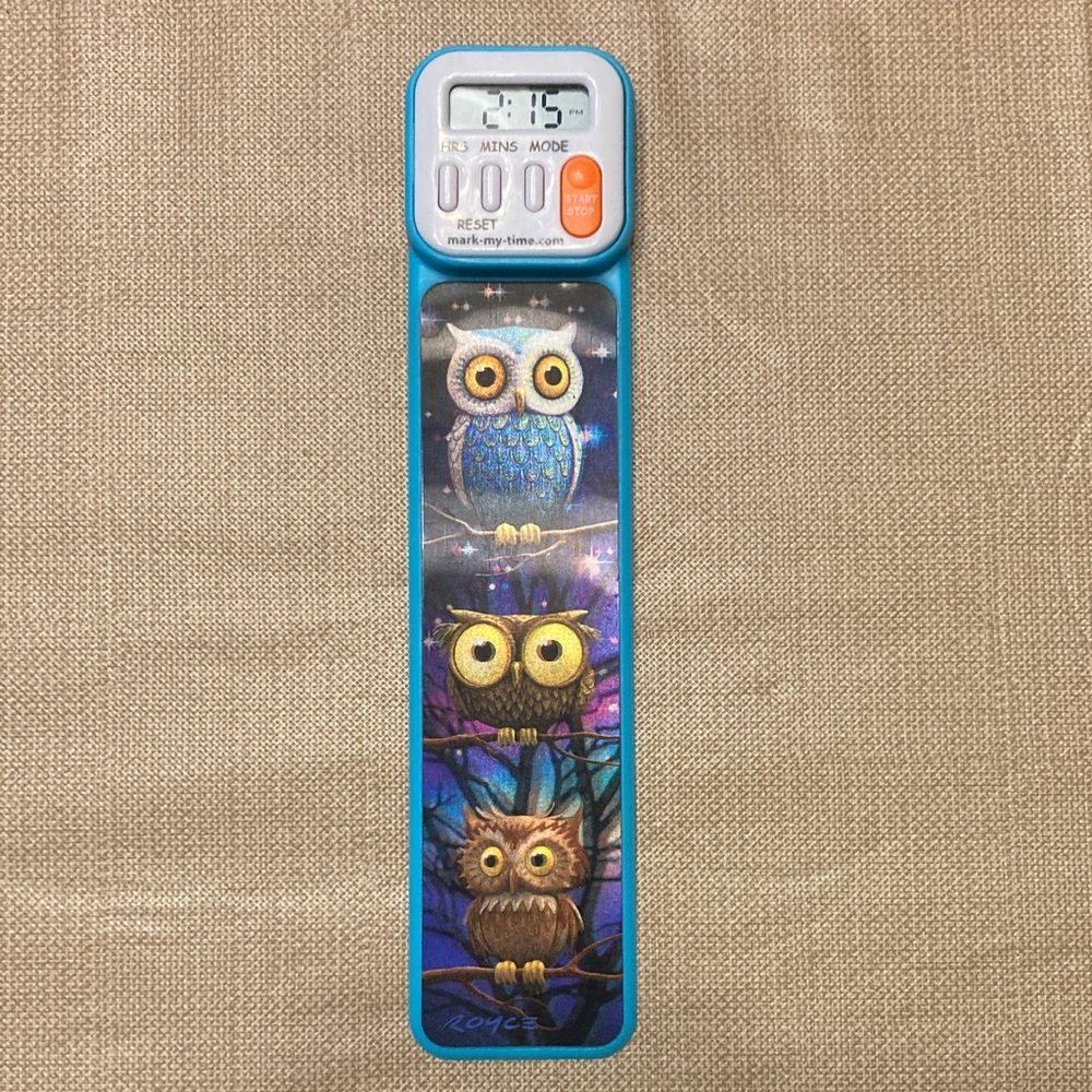 Mark My Time Reading Timer and Bookmark